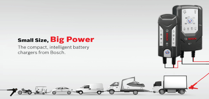 Bosch C3 C7 Battery Chargers Supplied Worldwide